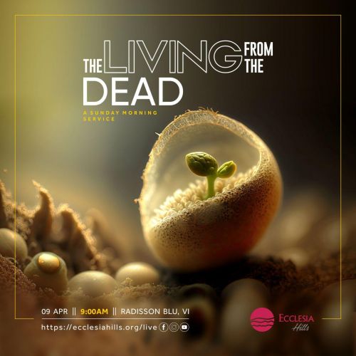 The Living from the Dead Banner A